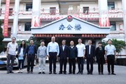 云南教育国际交流协会、卓雅教育集团、美誉教育集团领导一行到我校考察交流
