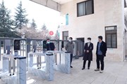 学校领导带队开展疫情防控工作监督检查