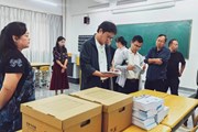 校长沈韬带队检查秋季学期开学准备工作